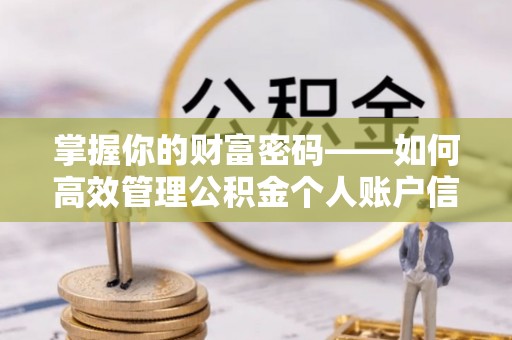 缙云掌握你的财富密码——如何高效管理公积金个人账户信息