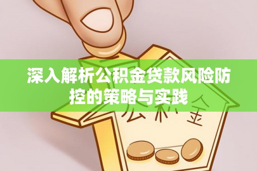 缙云深入解析公积金贷款风险防控的策略与实践