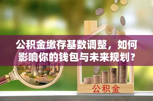 缙云公积金缴存基数调整，如何影响你的钱包与未来规划？