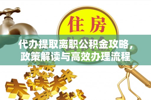 缙云代办提取离职公积金攻略，政策解读与高效办理流程