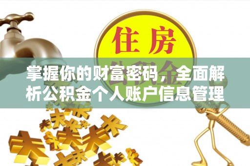 缙云掌握你的财富密码，全面解析公积金个人账户信息管理