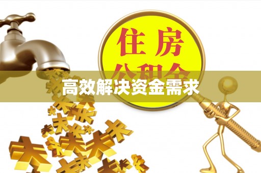 缙云高效解决资金需求