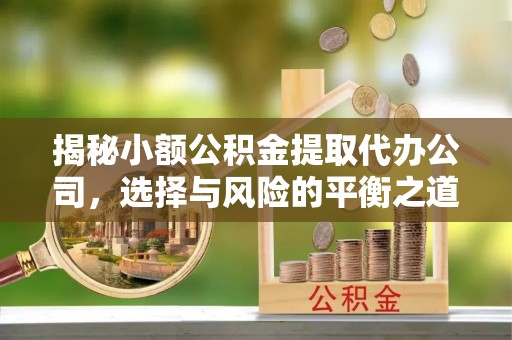 缙云揭秘小额公积金提取代办公司，选择与风险的平衡之道