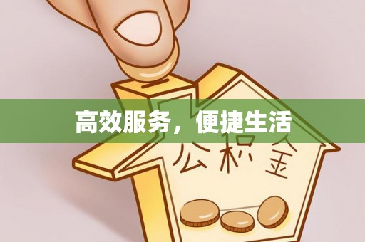 缙云高效服务，便捷生活