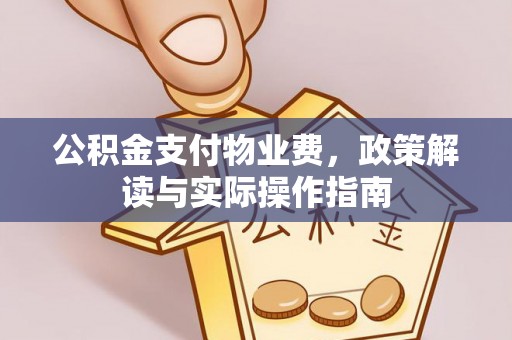 缙云公积金支付物业费，政策解读与实际操作指南