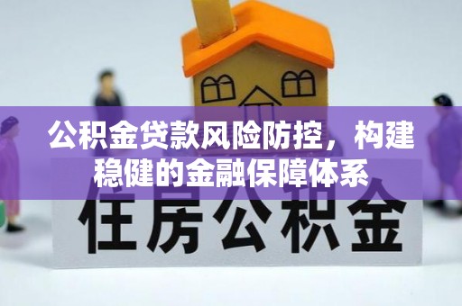 缙云公积金贷款风险防控，构建稳健的金融保障体系