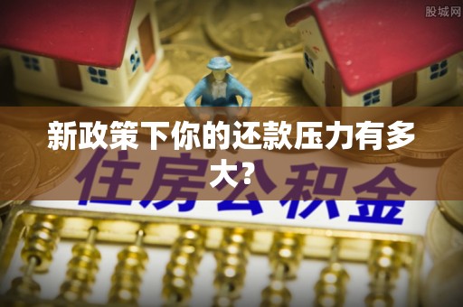 缙云新政策下你的还款压力有多大？