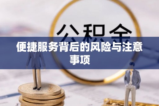 缙云便捷服务背后的风险与注意事项